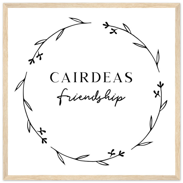 Cairdeas Friendship Irish Prints, Irish Language Gifts, Wall Art, Gaelic Home Decor, Ireland Art, Poster, Print, Seanfhocal Proverbs Friends