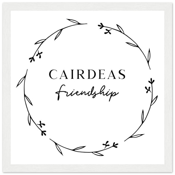 Cairdeas Friendship Irish Prints, Irish Language Gifts, Wall Art, Gaelic Home Decor, Ireland Art, Poster, Print, Seanfhocal Proverbs Friends