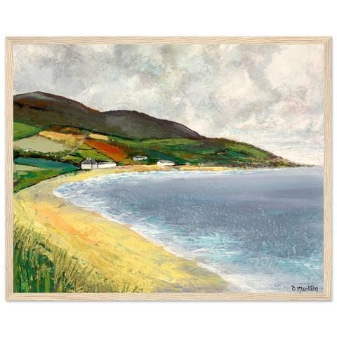 Cushendun Beach gerahmter Kunstdruck